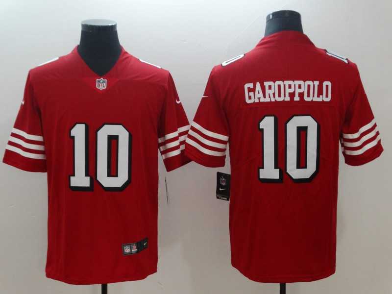 Nike 49ers 10 Jimmy Garoppolo Red 2018 Vapor Untouchable Limited Jersey,We sell and wholesale Nike 49ers 10 Jimmy Garoppolo Red 2018 Vapor Untouchable Limited Jersey on line form chian!